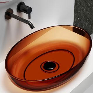 Раковина ABBER Kristall 60см коричневый AT2801Opal